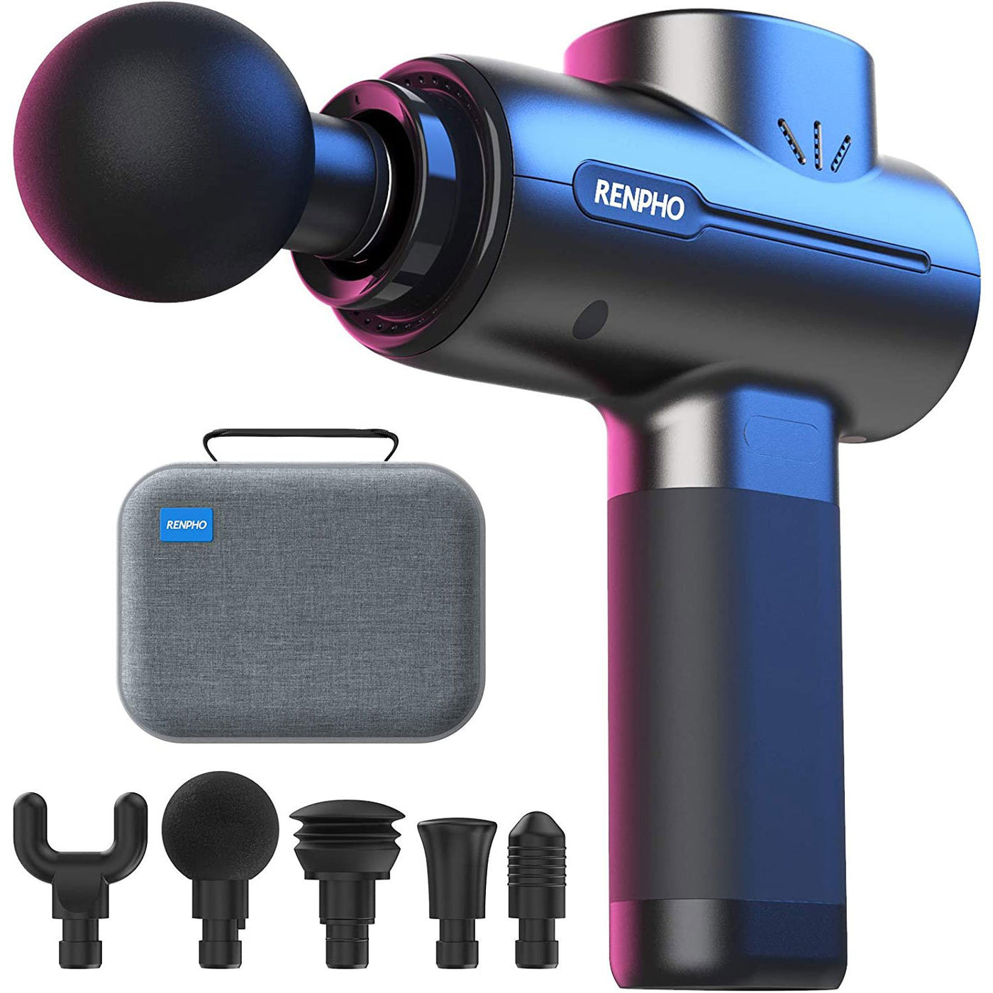 renpho massage gun, muscle massage gun, percussive gun