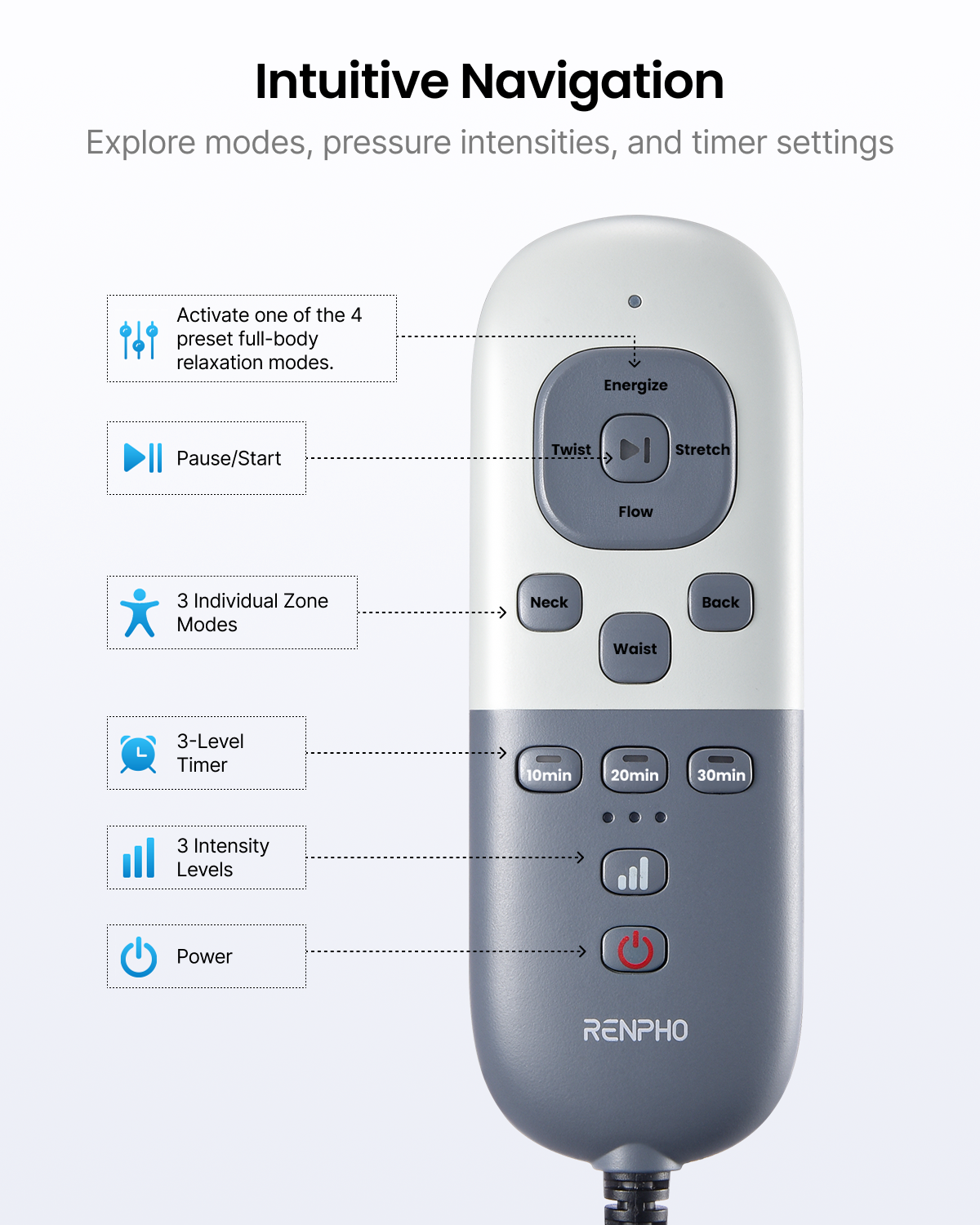 Aeria Lumbar Neck & Back Massager