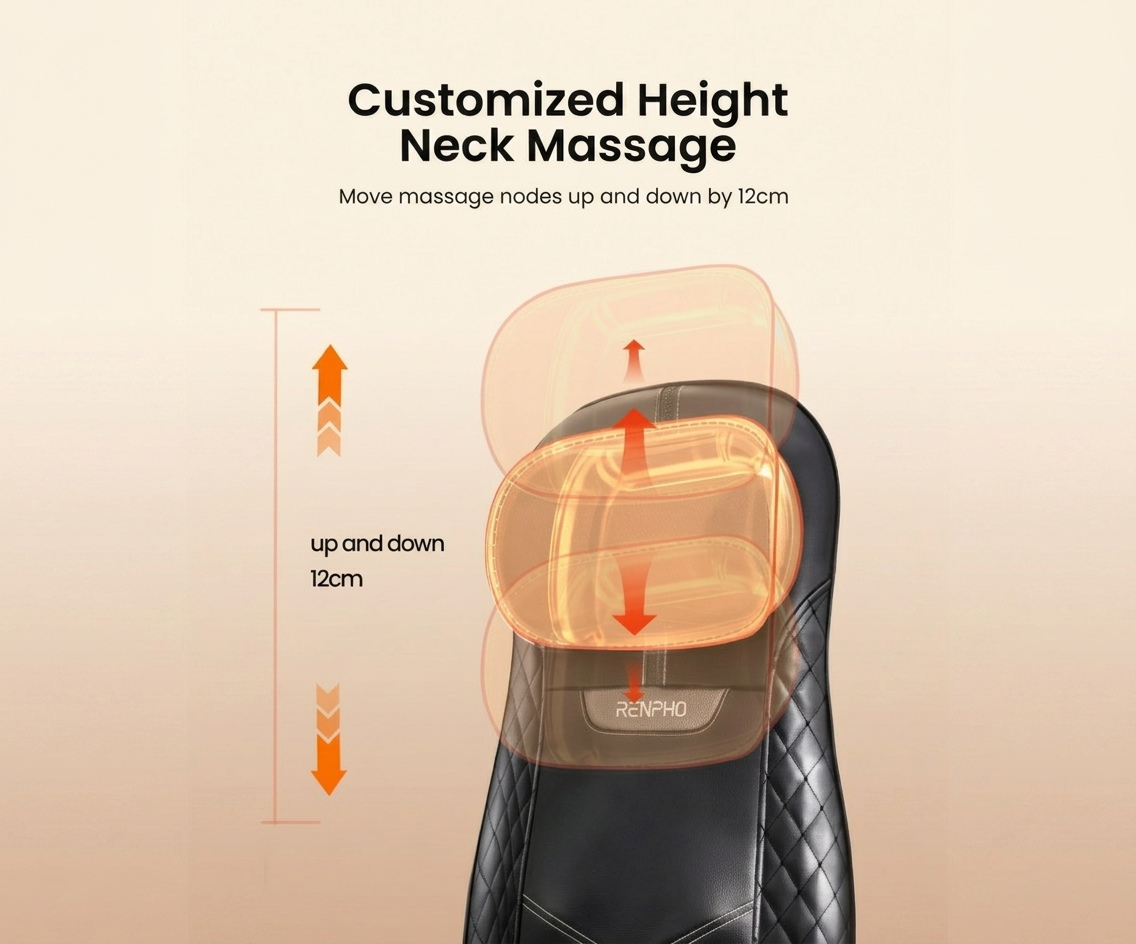 Shiatsu Neck & Back Seat Massage Chair