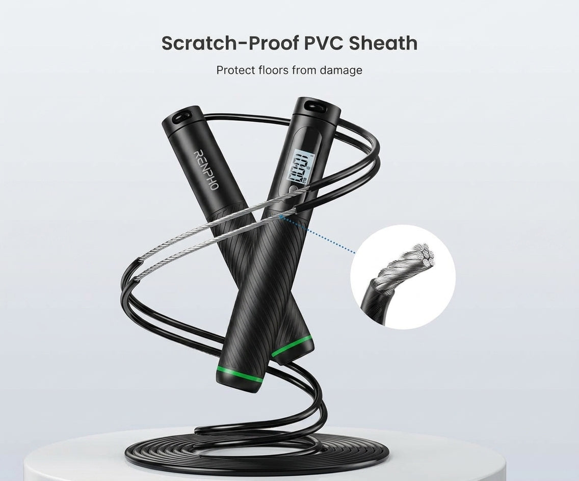 Smart Jump Rope with Cordless Ball
