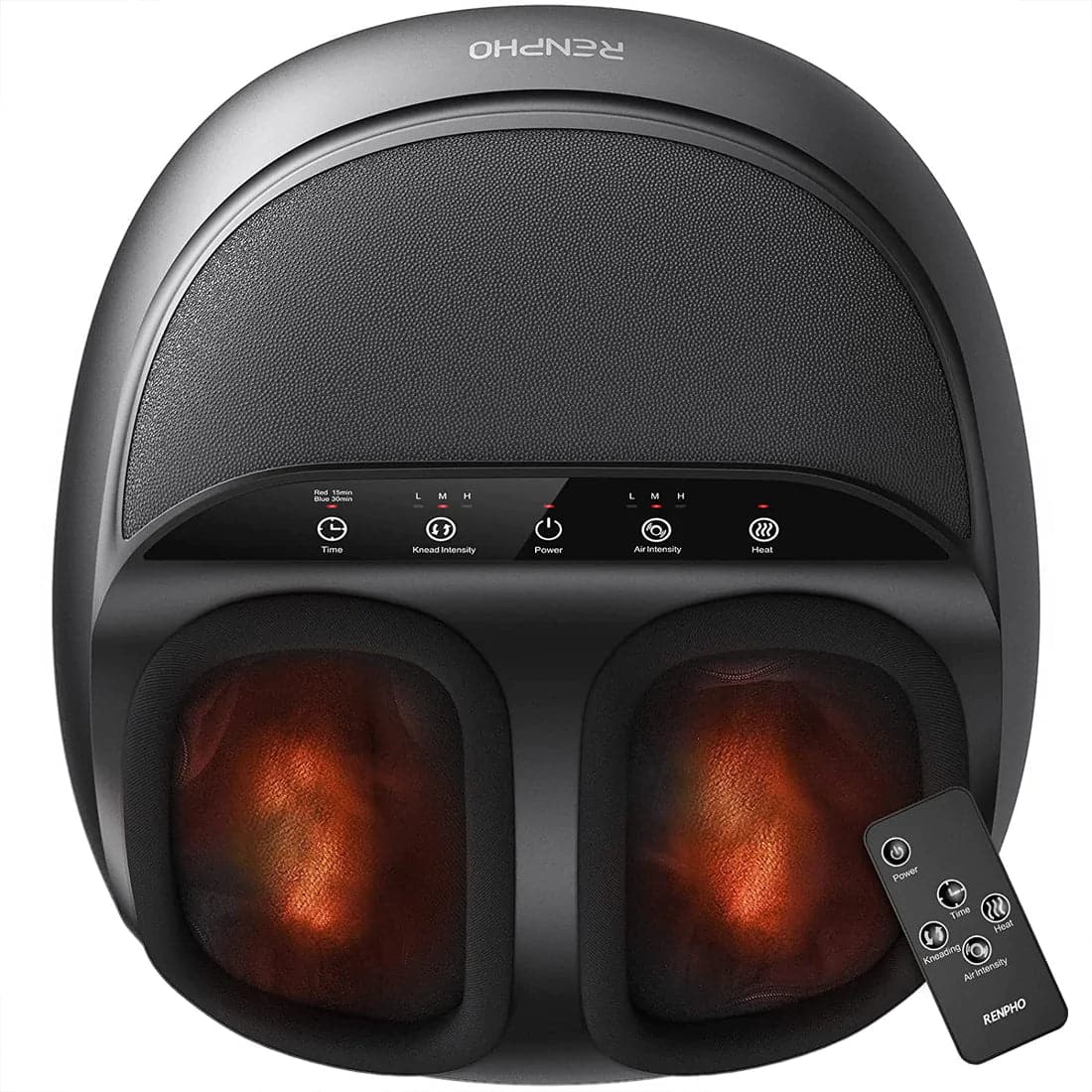 Shiatsu Foot Massager Premium + Remote Black Renpho AU (A)